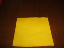 4等分にした折り紙